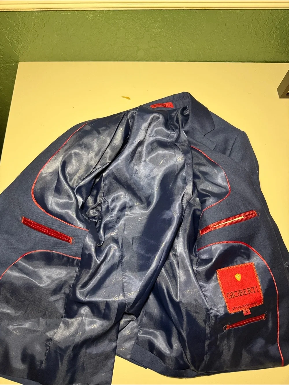 Gioberti Navy Boys Formal Suit Blazer Jacket Size 5